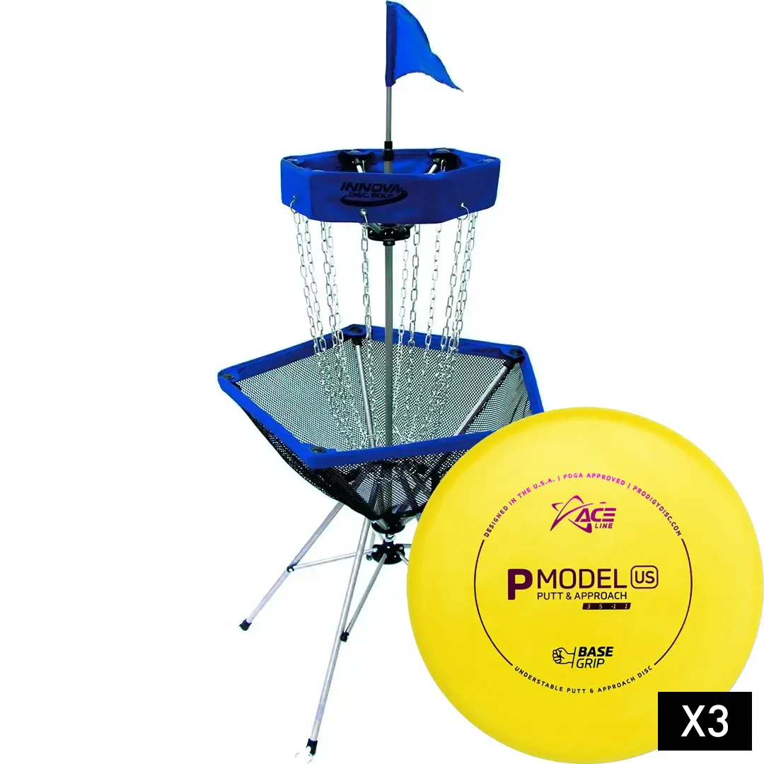Portable Discgolf Set (Korg + 3 Disc)