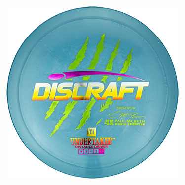 Titanium Undertaker Paul McBeth First Run